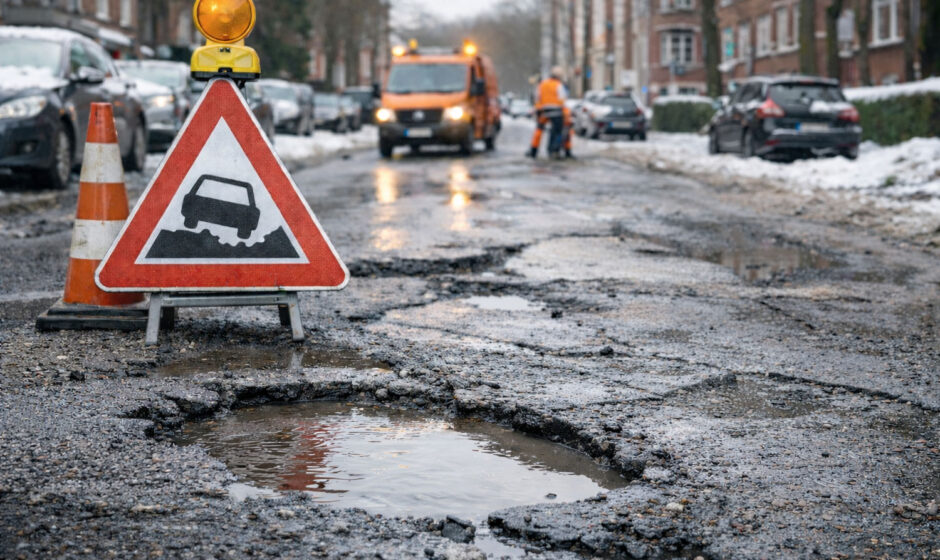 Straßen Schlaglöcher