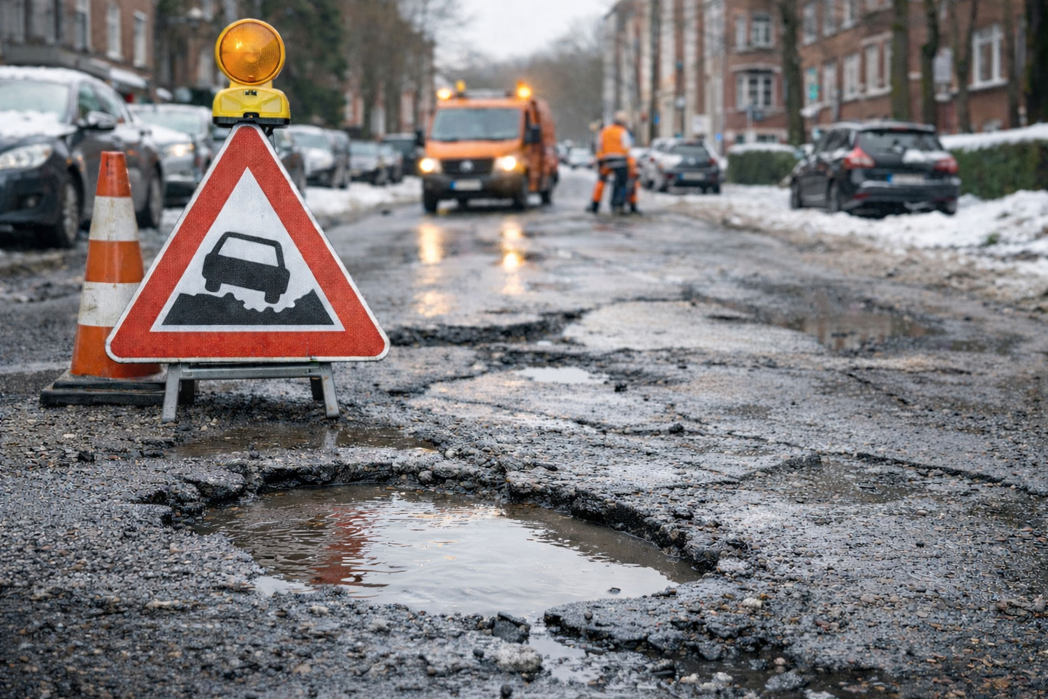 Schlaglöcher in Eimsbüttel