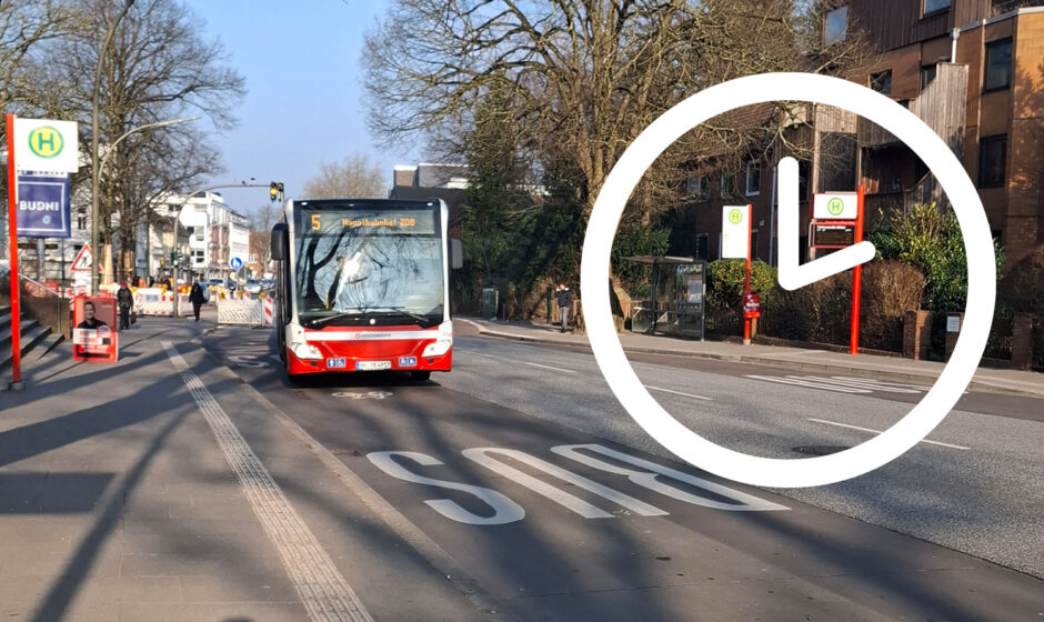 19 Buslinien fahren in Hamburg rund um die Uh
