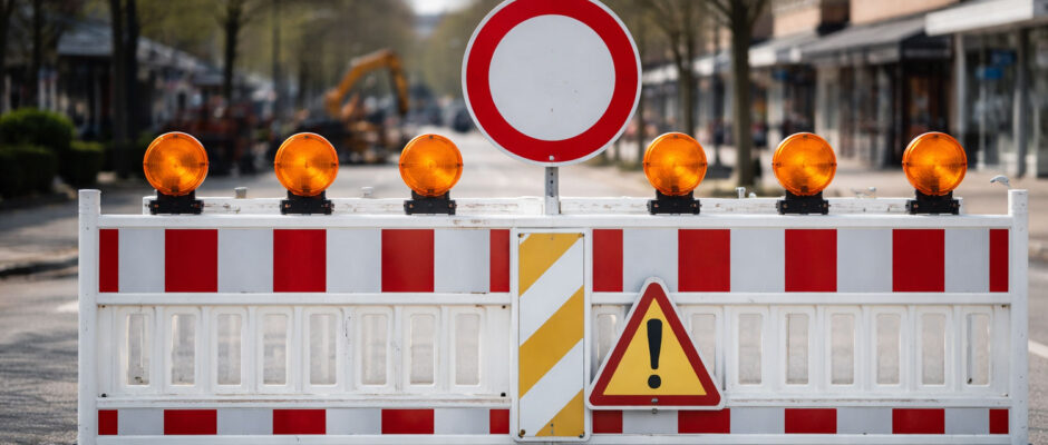 FROHMESTRASSE: VOLLSPERRE ENDE MÄRZ