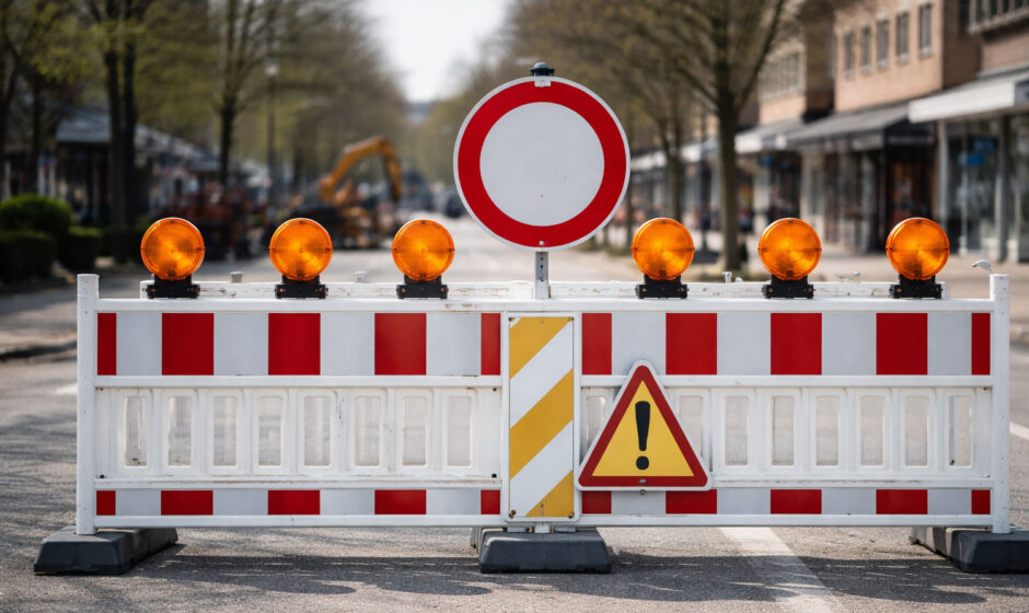 FROHMESTRASSE: VOLLSPERRE ENDE MÄRZ