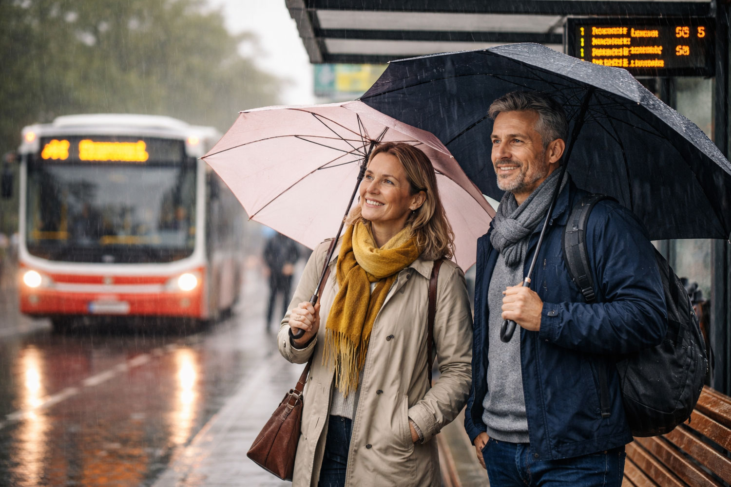 Mehr Wetterschutz an Schnelsener Bushaltestellen gefordert